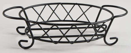 Old World Cranberry Metal Stand for 9 Oz Individual Oval Casserole
