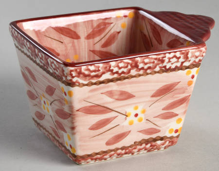 Old World Cranberry Individual Square Baker