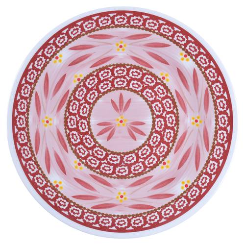 Old World Cranberry Melamine Dinner Plate