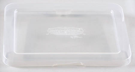 Old World Cranberry Plastic Lid for 8" Rectangular Handled Baker