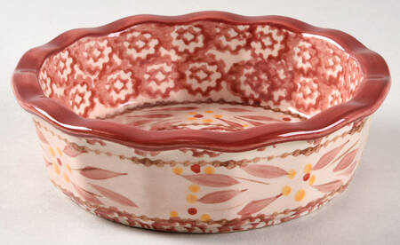 Old World Cranberry 5" Round Individual Baker