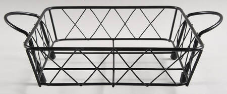 Old World Cranberry Metal Stand for 8" Square Baker