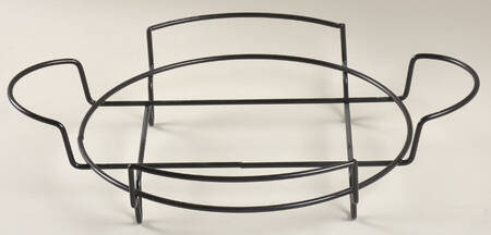 Old World Cranberry Metal Stand for Round Stacking Baker
