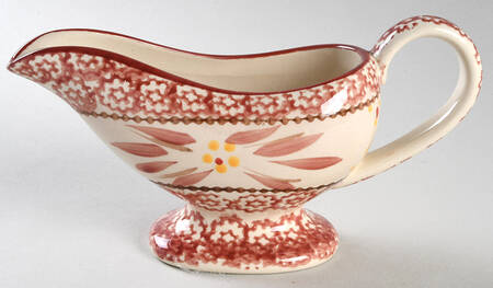Old World Cranberry Gravy Boat