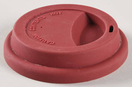Old World Cranberry Silicone Lid for Travel Mug