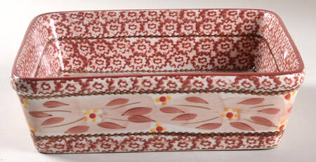 Old World Cranberry 9" Square Baker