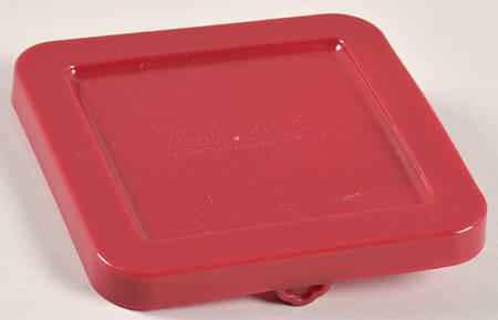 Old World Cranberry Plastic Lid for Individual Square Baker