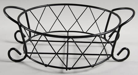 Old World Cranberry Metal Stand for 7" Round Baker