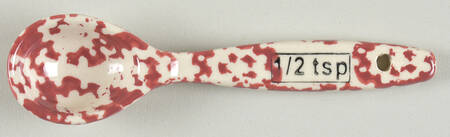 Old World Cranberry 1/2 Teaspoon Ceramic Measuring Spoon
