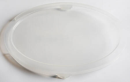 Old World Cranberry Plastic Lid for 11" Oval Baker