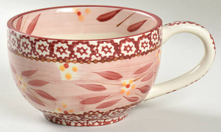 Old World Cranberry Latte Mug