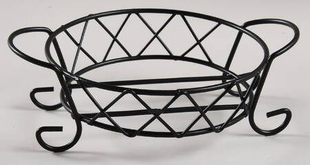 Old World Cranberry Metal Stand for 10 Oz Individual Casserole