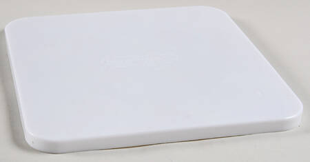 Old World Cranberry Tabless Plastic Storage Cover for 7" Square Baker
