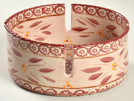Old World Cranberry Warmer Stand  (For Tea Pot)