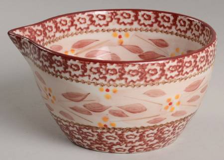 Old World Cranberry Small Batter Bowl