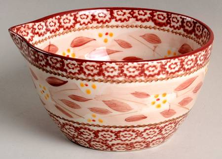 Old World Cranberry Batter Bowl