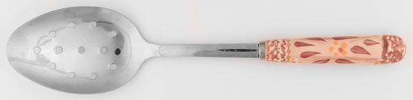 Old World Cranberry Pierced Tablespoon (Serving Spoon)