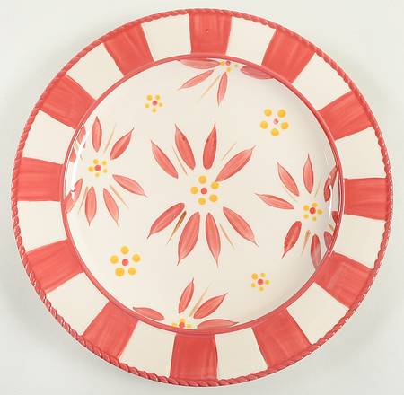 Old World Cranberry Dinner Plate