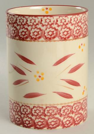 Old World Cranberry Utensil Holder