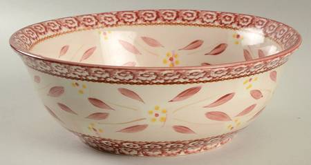Old World Cranberry 9" Round Serving Bowl by Temp-Tations