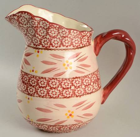 Old World Cranberry 64 Oz Pitcher