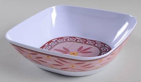 Old World Cranberry Melamine Soup/Cereal Bowl