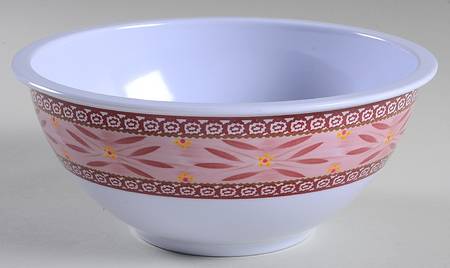 Old World Cranberry 7" Melamine Nesting Mixing Bowl