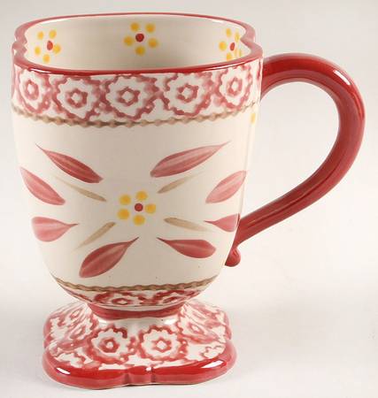 Old World Cranberry Square Mug
