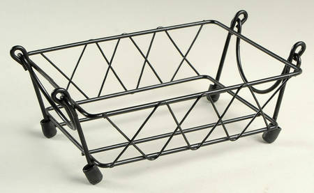 Old World Green Metal Stand for 7" Rectangular Baker