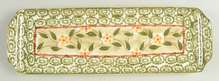 Old World Green Condiment Tray