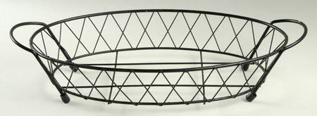 Old World Green Metal Stand for 14" Divided Oval Baker