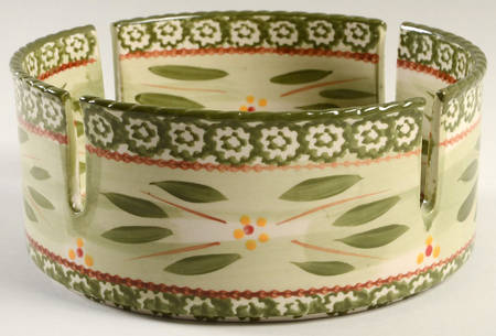 Old World Green Warmer Stand  (For Tea Pot)