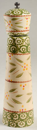 Old World Green Pepper Mill