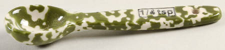 Old World Green 1/4 Teaspoon Ceramic Measuring Spoon
