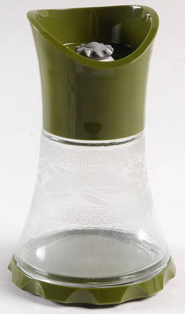 Old World Green Vase Shape Spice Grinder