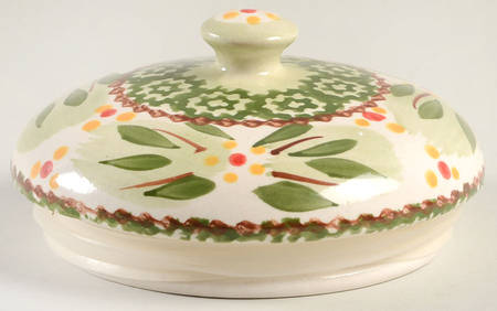 Old World Green Lid for Small Canister