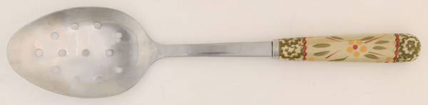 Old World Green Pierced Tablespoon (Serving Spoon)