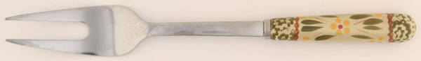 Old World Green Cold Meat Fork