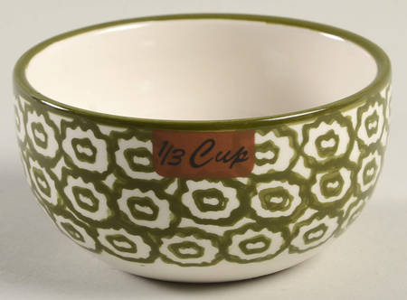 Old World Green 1/3 Cup Figural Nesting Measuring Cup