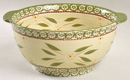 Old World Green 9" Mixing Bowl