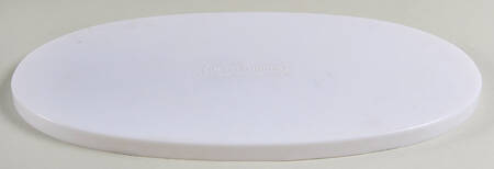 Old World Green Tabless Plastic Storage Cover for 14" Oval Baker