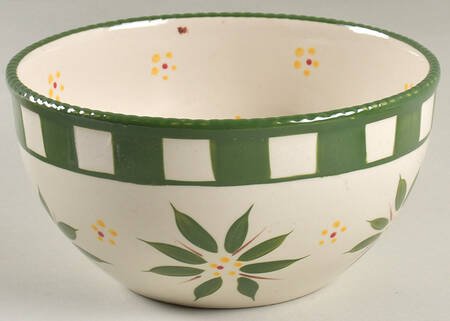 Old World Green 8" Nesting Bowl