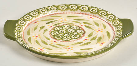 Old World Green Lid for 1.5 Qt Round Casserole