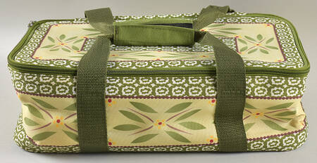 Old World Green Thermal Tote for Retangle Baker