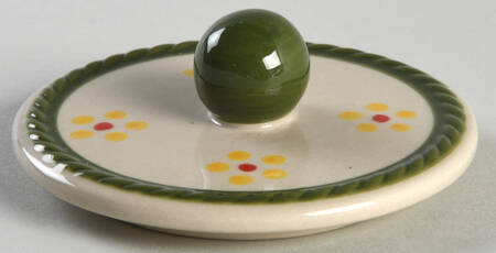 Old World Green Lid for Sugar Bowl