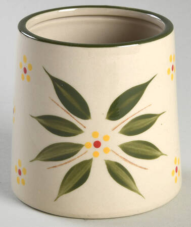 Old World Green Sugar Bowl No Lid