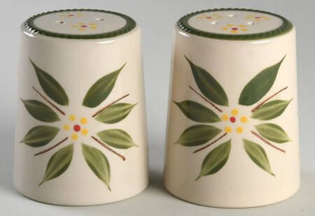Old World Green Salt & Pepper Set