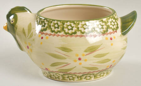 Old World Green Individual Casserole No Lid
