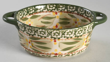 Old World Green 10 Oz Individual Casserole No Lid