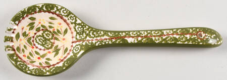 Old World Green Salad Serving Spoon, Solid Piece